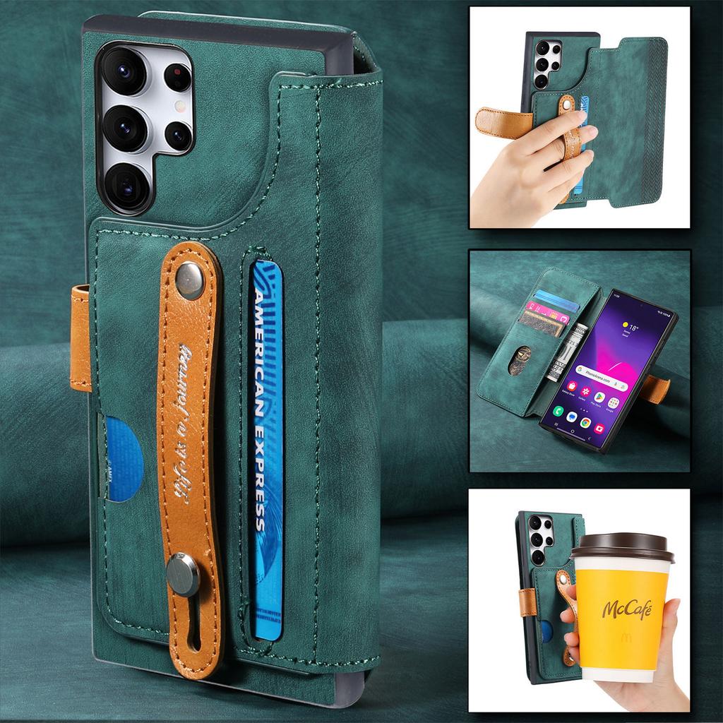 Ultimate Shockproof Wallet Case for Samsung A13/A14/A15/A17...S21/S22/S23...| Card Holder + Stand + RFID Protection