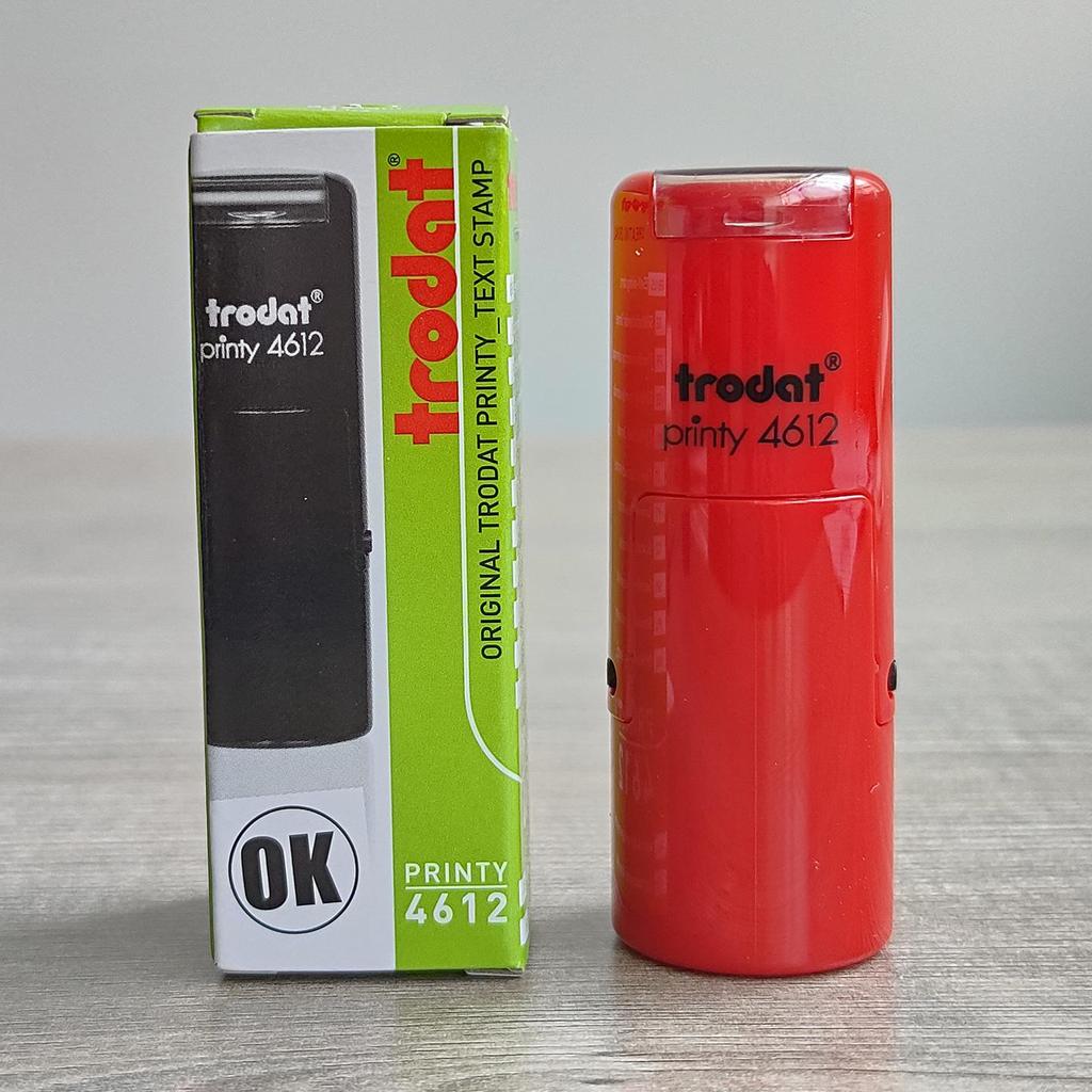 İsimler ve İmzalar İçin Trodat 4612 Kendinden Mürekkepli Damga (Kazıma Yok)