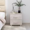 Day and Night - Day and Night HAMAR Bedside Table Solid White Pine Wood 40x35x44.5 Cm