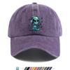 Pc Alien Loving Music Printed Baseball Cap Trucker Hat Comfortable and Breathable Stylish and Beautiful Cartoon Game Black
