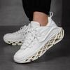 High Quality Men Women Running Shoes With Thick Soles Cushioned Mesh Lace Up Breathable Casual Shoes Luxurious Simple Sneakers