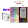 Multi-Voltage Fast Charge 3-Port USB Mobile Charger 2.4A EU/US Plug