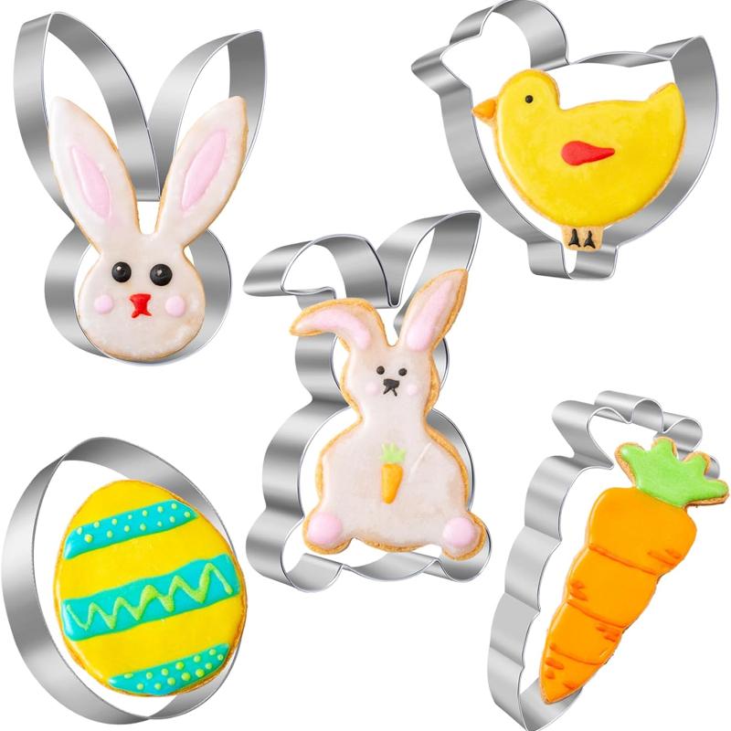 Thanksgiving and Cat-Shaped Cookie Cutter Stainless Steel Biscuit Molds for Baking Pastry Fondant Cake Decoration Kitchen Tools