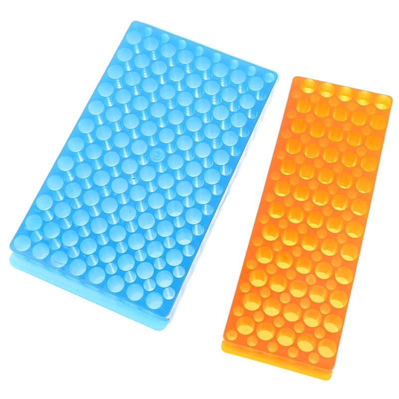 Kiváló minőségű 60 férőhelyes centrifugacső tartó állvány kettős felhasználású dupla paneles 0,5 ml/1,5 ml