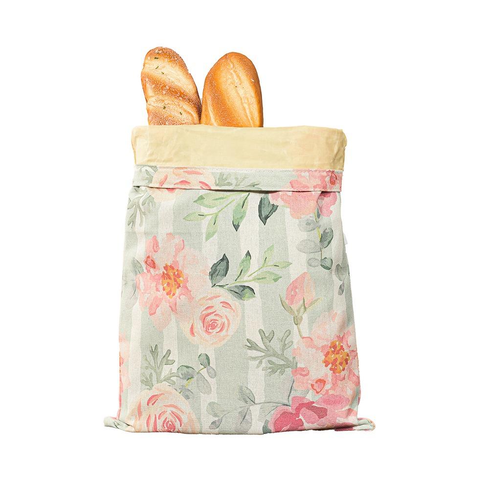 Organic Linen Sourdough Bread Bags Beeswax Coated Food Storage Bags Beeswax Bread Bags Kitchen Use A