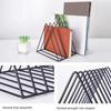 1Pcs Multifunctional Vertical European Art Collection Album Display Rack 5/9 Grids Storage Rack For Vinyl Records Magazine