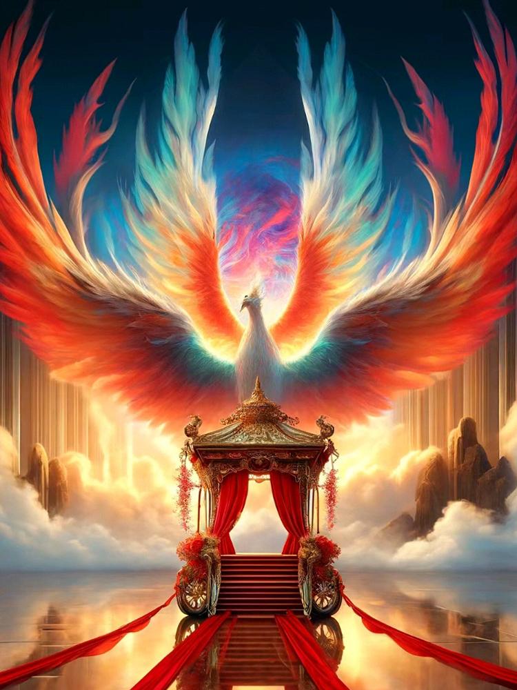 

Phoenix 5DDIY Алмазная картина Пейзаж с животными Картина Полный квадрат/круглый ювелирный крест Вышитая мозаика Украшение для дома Full Round 20x30CM