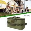 Waterproof Cookware Storage Bag High-capacity Tableware Handbag Stove Canister Carry Bag  Outdoor