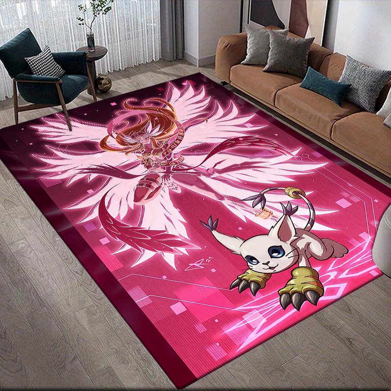 

Digimon Battle Pose Area Rug, Digimon Fan Cozy Carpet, Great Gift.chl 60x90cm