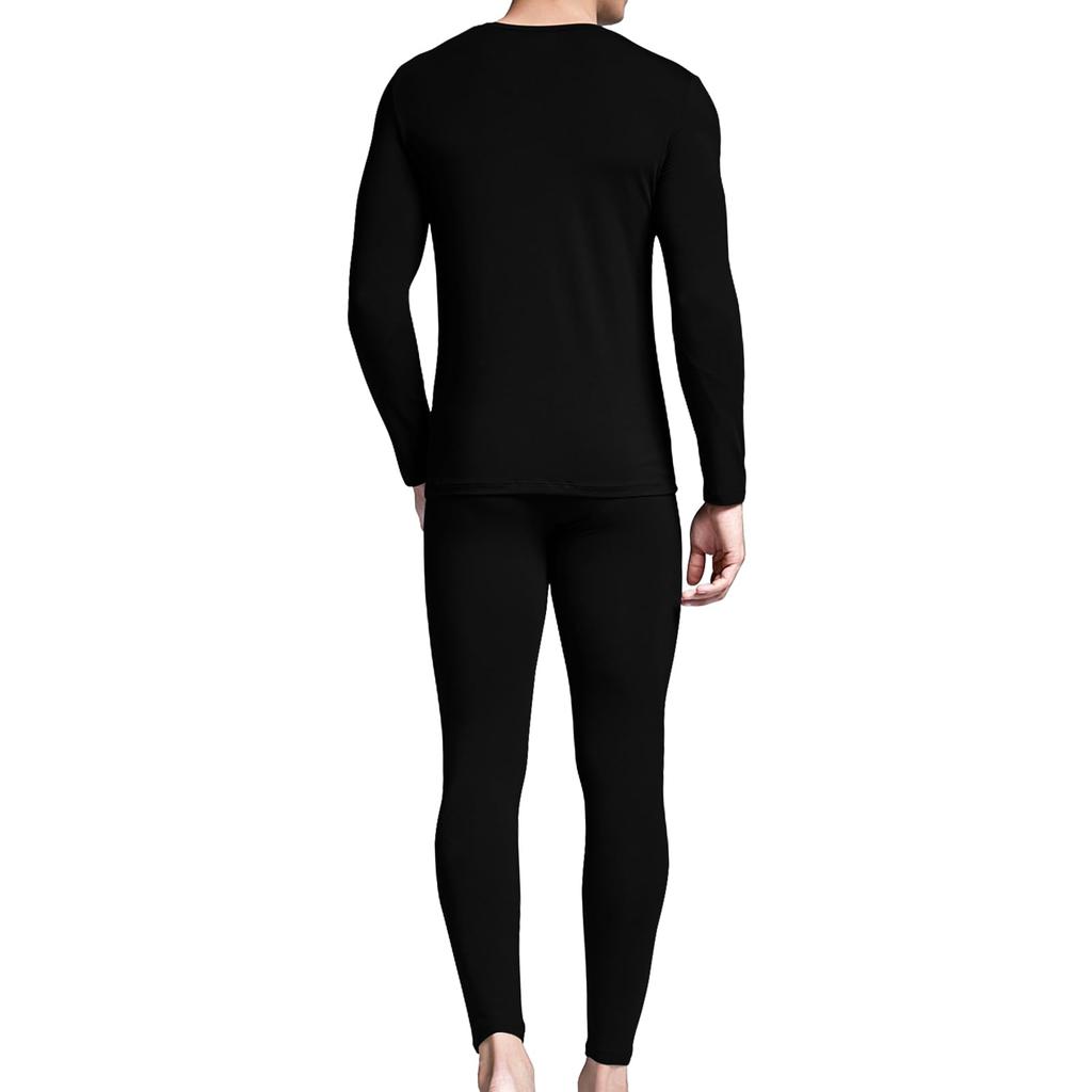 HACAI Innerwear Set with Long Warm and Cold Weather Underwear for Breathable Men's Tights, Innerwear, Winter, Open-Front, Thin,