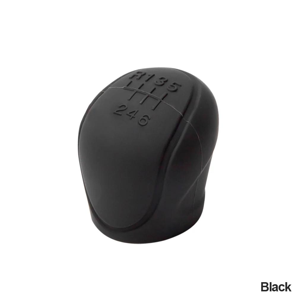 Car Silicone Gear Shift Knob Cover Gear Shift Non-Slip Grip Handle Protective Covers Manual 6 Speed Car Interior Accessories
