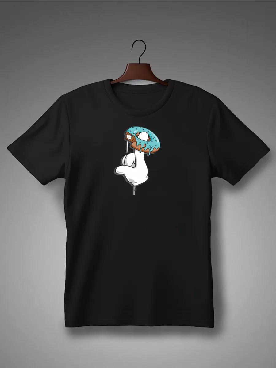 T-shirt with Jujutsu Kaisen Gojo y2k anime print S