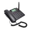 2G GSM Cordless Phone Dual SIM Desktop Landline Phone with 2.4 Inch Display Radio Alarm Clock Function for Home Hotel