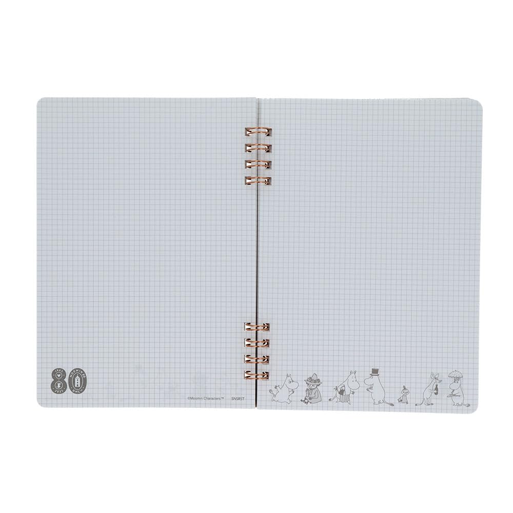 Stationery Moomin Merchandise Ring Notebook B6 80th Anniversary S2643316 Sun-Star