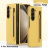 Slim Matte Case For Samsung Galaxy Z Fold 5 5G Case With Pen Slot Holder Hard Plastic Fold Shockproof Cover Skin Feel Protection Shell