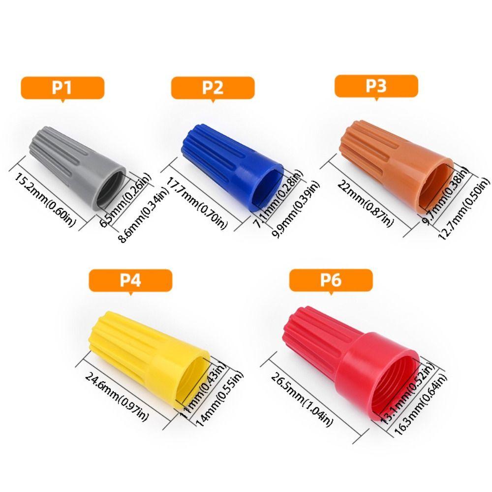 Colorful Boxed Insulated Wire Connectors Quick Connection Electrical Connectors  Electrical Work