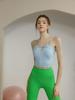 2026 Morandi Series Sports Yoga Bra with Chest Pads - Korean Style, Solid Color, Hollow Strap Design.
