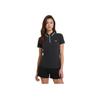 Li Ning Sports Casual Simple Pullover Polo Striped Comfortable Versatile Short Sleeve T-Shirt Women T-Shirts APLV296-1