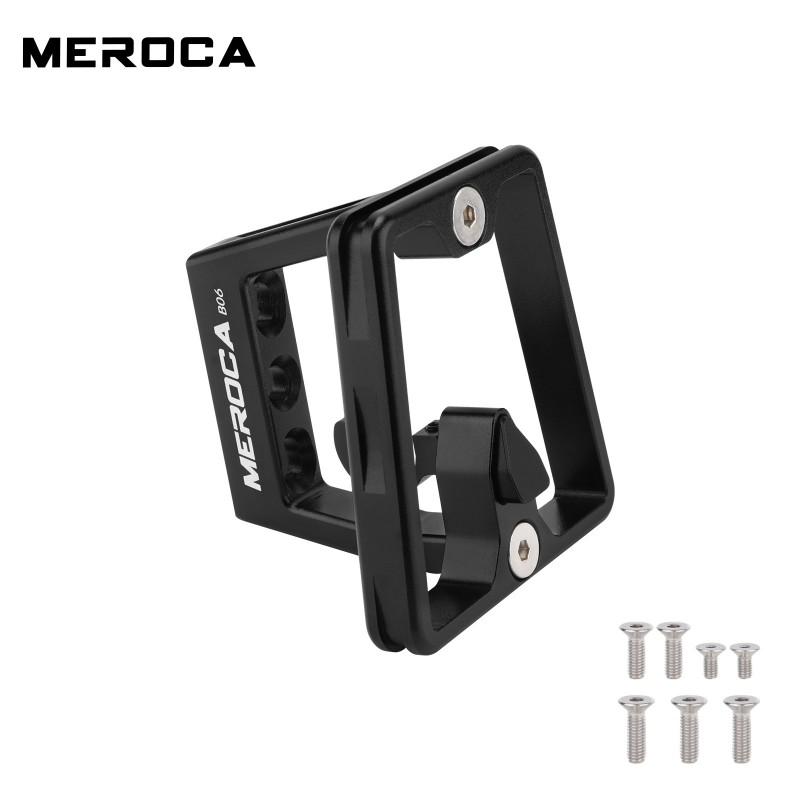MEROCA Aluminum Front Rack Mount Brompton Folding Bike Three-Hole Nose Design Portable Handle Installation