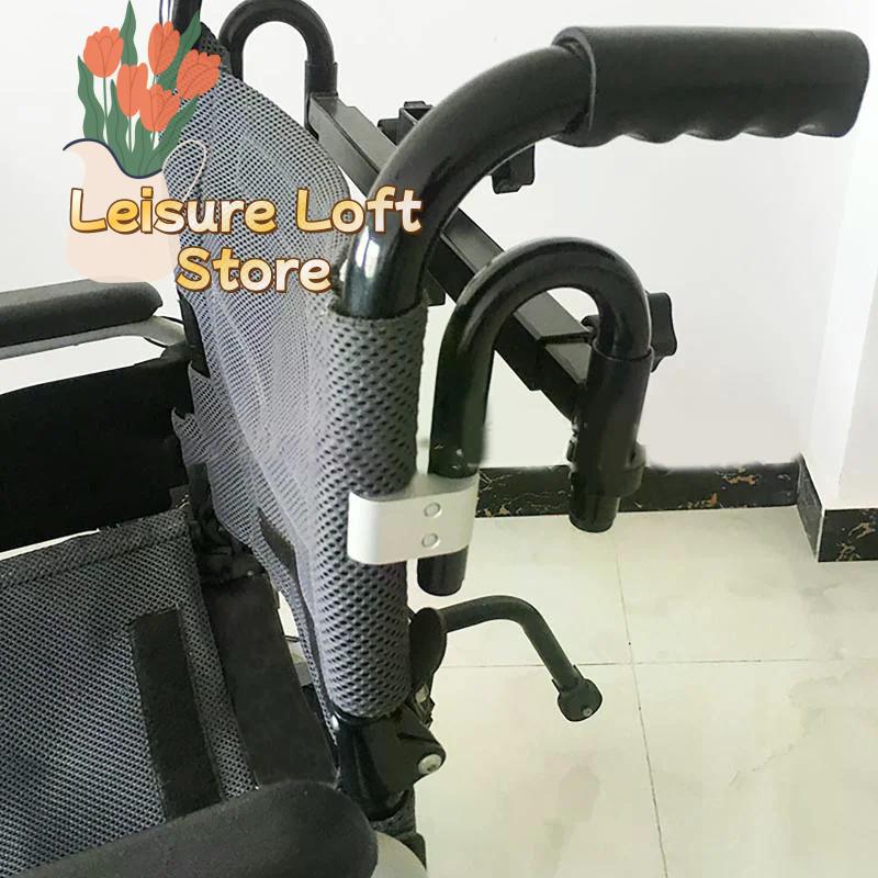 Universal Aluminum Alloy Pipe Clamp for Wheelchair Frames, Quick-Install & Heavy-Duty Safety Connector