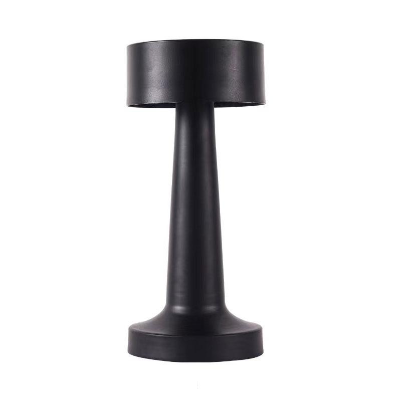 Lámpara de mesa retro de metal táctil, decoración para bar, mesa de café, restaurante, luz de escritorio, luces LED de noche recargables para dormitorio.