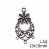 2025 Trend Accesories Water Drop Earring Connector Accessories Parts Ornaments For Home Accessories Parts