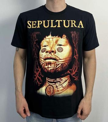 Sepultura - Roots (Gildan)   T-Shirt Schwarz  soulfly slayer Unisex T-Shirt