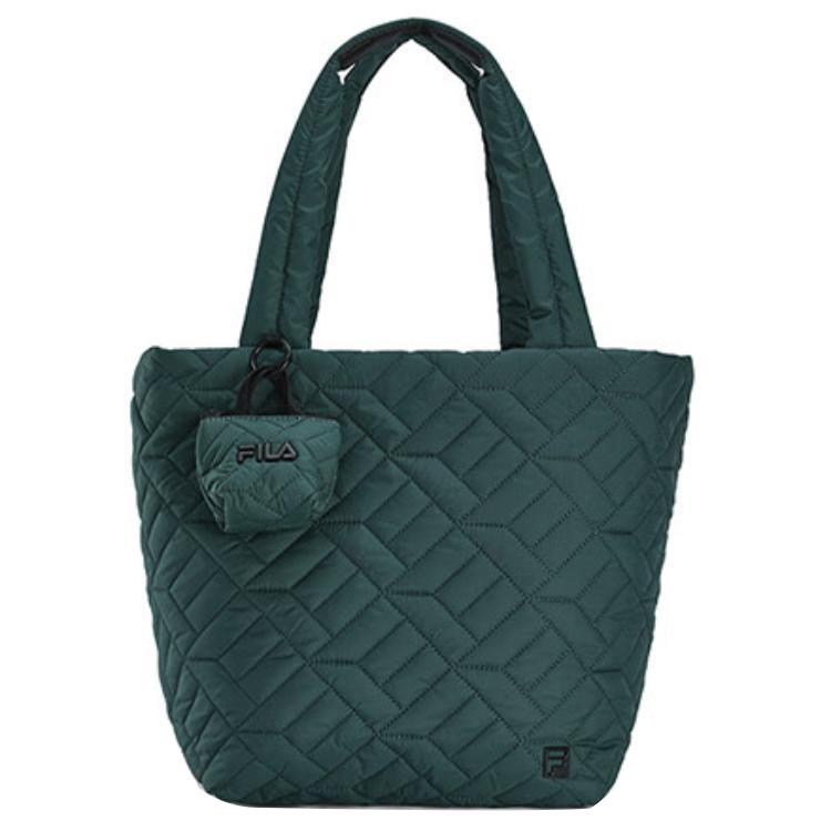 

New FILA Fitness Fabric Tote Bag, Shopping Bag, Handbag Large Women s Mountain Wall Green A13W441162FKK 50.0*21.1*31.0CM