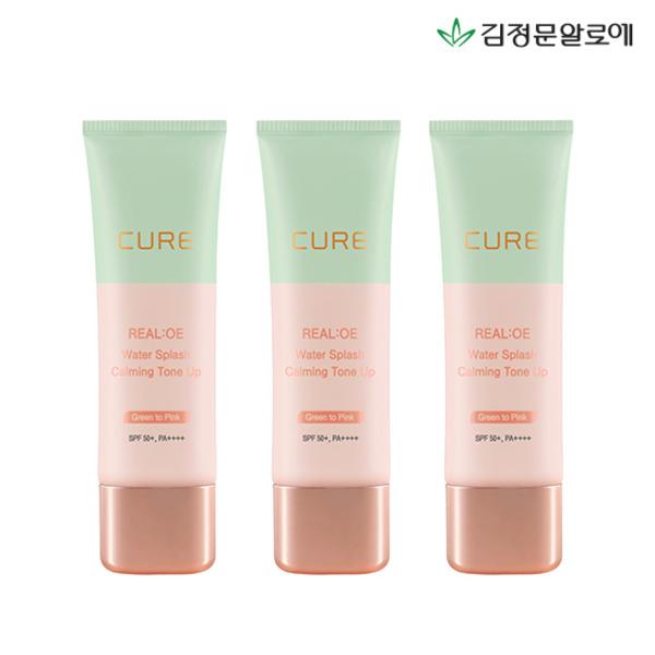 CURE Calming Tone-up Cream Basic Composition (3 products)
