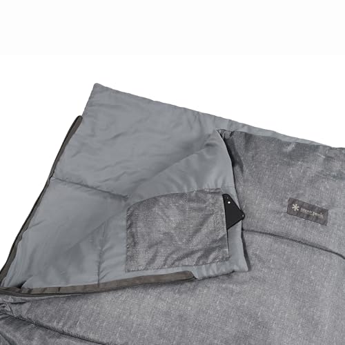 Snow Peak BD-105GY SS Single Sleeping Bag, Disaster Preparedness, Minimum Temperature of 5°C, Perfect for Camping, Compact, and Outdoor Use