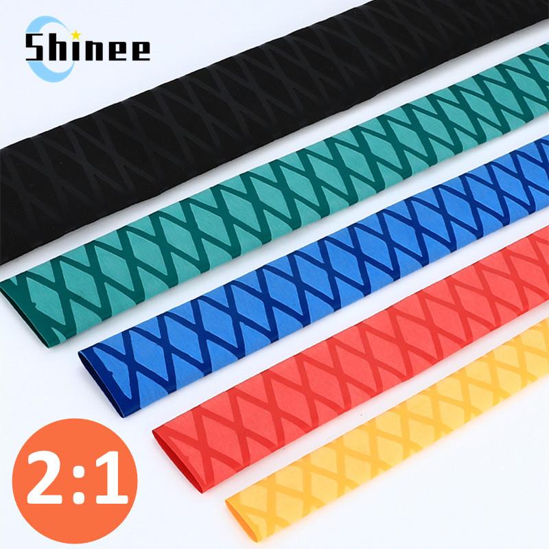 

1/3/5Pcs Non Slip Heat Shrink Tube Fishing Rod Wrap 15 18 20 22 25 28 30 35 40 45 50mm Handle Insulated Protect Waterproof Cover 15mm&1Meter зелений