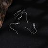 S925 Sterling Silver Phoenix Fern Earring Hooks - DIY Fashion Accessories, Simple and Versatile Style.