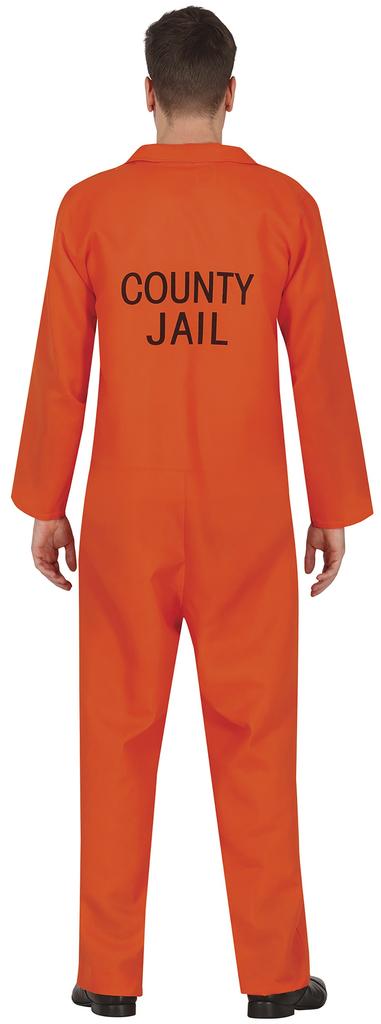 Anzug Kostüm Sträfling Gefangener Halloween Ball L