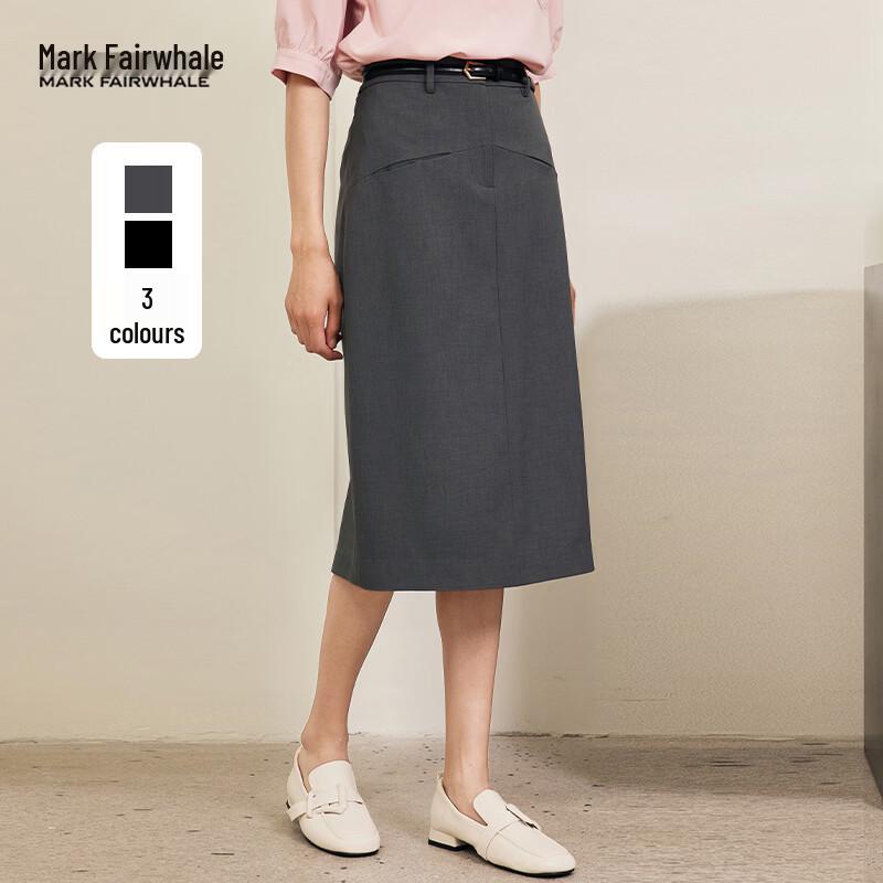 MARK FAIRWHALE Women s Professional Straight-Fit Mid-Length Skirt XL