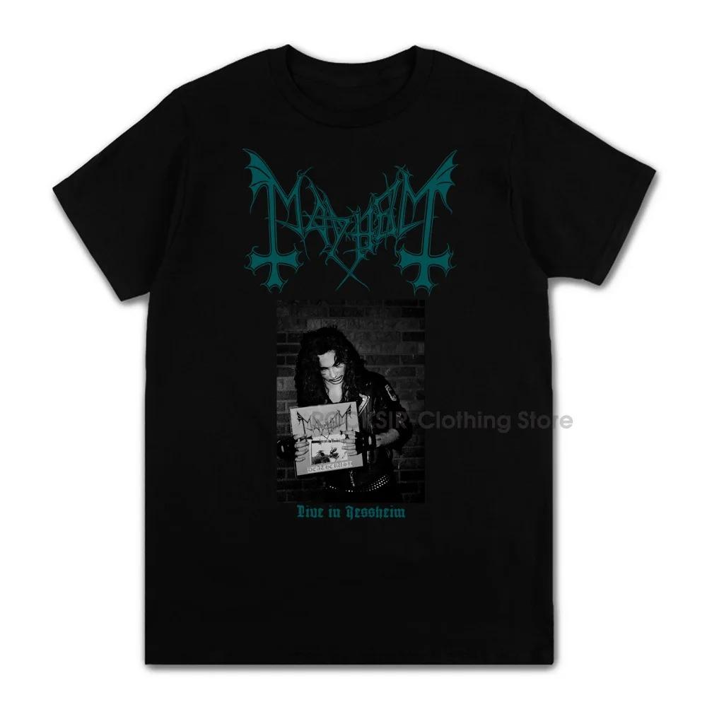 Rapper Mayhem Death Metal Cool T Shirt Men Women Oversized Tee Shirts 2022 Summer Short Sleeve Fashion Cotton Tees Tops XS-3XL