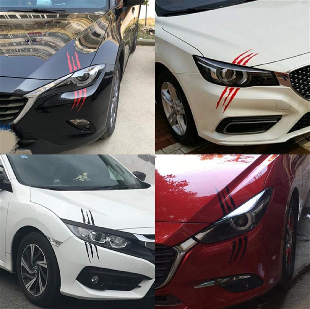 Foot Decal Reflective Sticker, Monster Claw Scratch, Decal, Decal, Vinyl Sticker, Halloween Waterproof Headlight, All Model Decal, G