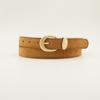 Retro Frosted Women's Faux Suede Belt, Versatile Jeans Accessory