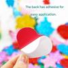 Glittering Number Star Heart Flower Foam Sticker for Birthday Card Making Notebook Journal Classroom Wall Decoration