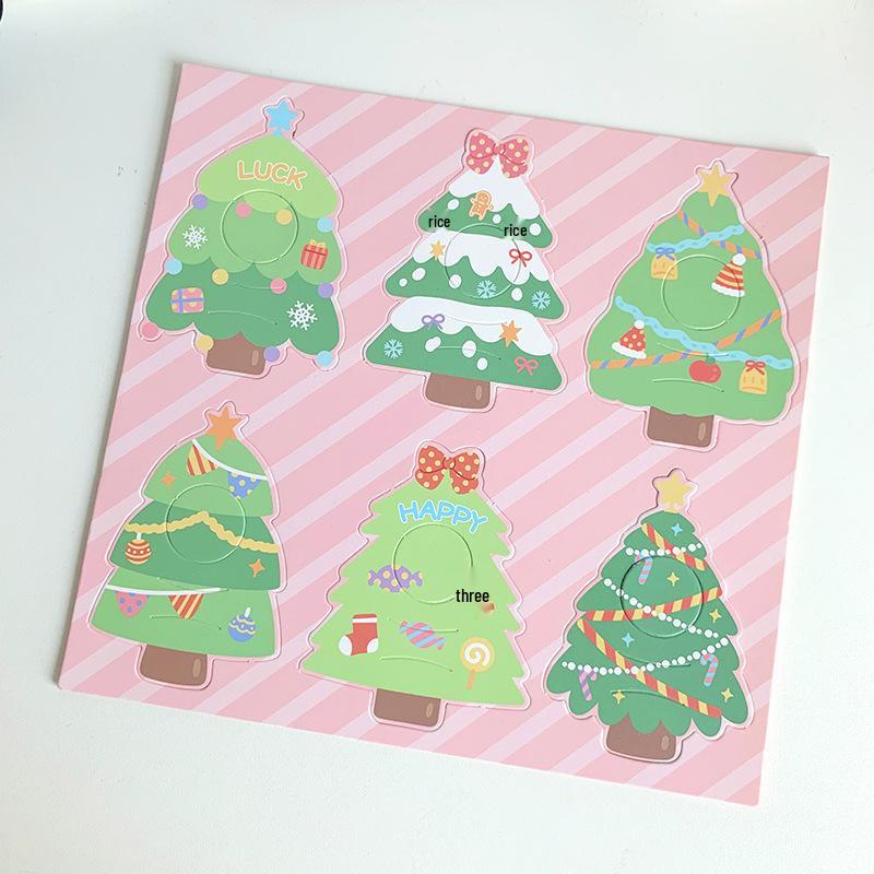 

Вдохновляющая рождественская открытка-леденец с ободряющим благословением