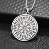 Viking Rune Animals Retro Wealth Wolf King Accessories Pendant Necklace