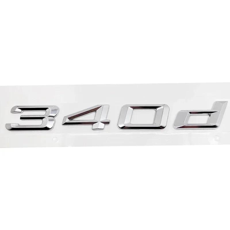 ABS Car Rear Trunk Letters Logo Badge Emblem Sticker For BMW 3 Series 318d 320d 325d 328d 330d 335d E46 E90 E91 F30 F31 F34 G20