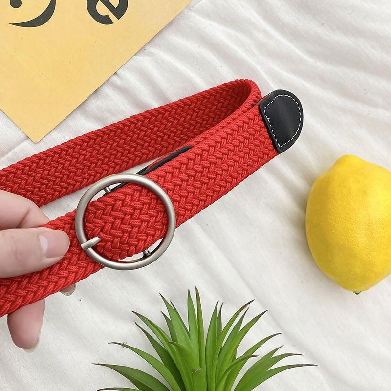 Canvas Elastic Unique Belt Perfect For All Occasions Trendy And Style Adjustable