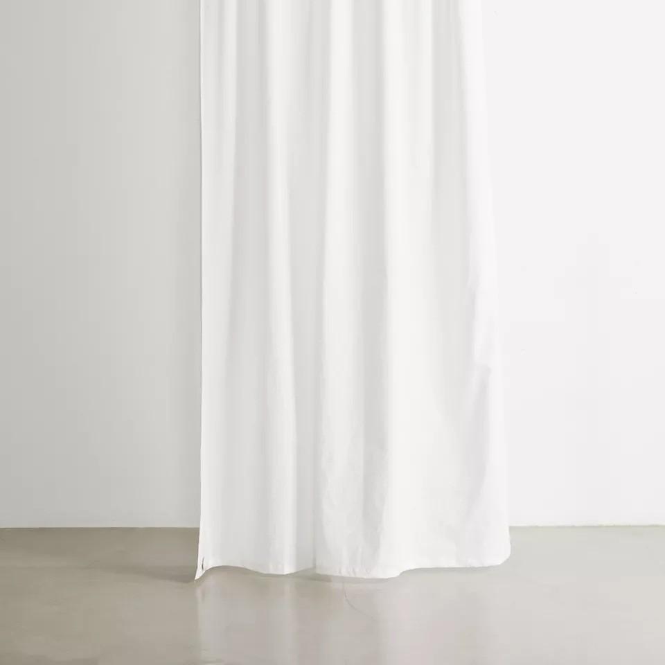 Knotted Lanyard Curtains Pure White Cotton Short Curtains Decorative Indoor Cotton American Small Hanging Curtains