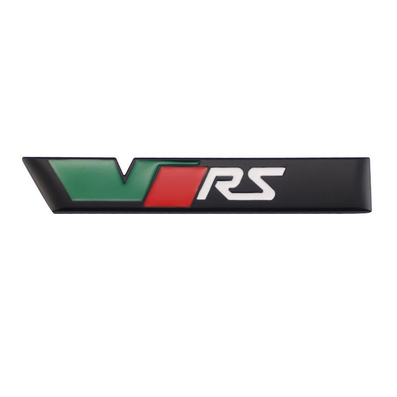 AAAJB1 1Pcs Car Badge Sticker Letters Emblem Front Grille Body Decal For Skoda Octavia Superb Rapid Kodiaq Karoq Fabia Kamiq Vision RS