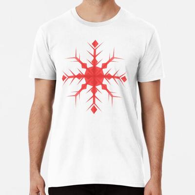 Red Christmas Snowflake T Shirt Holiday WintT-Shirt S-5XL Best T-Shirt