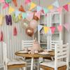 4 Pack Rainbow Pennant Banner, Flags Pennant Banners Triangle Flag for Party Wedding Christmas Birthday Bedroom Decoration