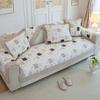 Ins Pastoral Sofa Cushion Fabric Non-slip Sofa Cover Leather Sofa Cover Four Seasons Universal Pure Cotton Seat Cushion Summer