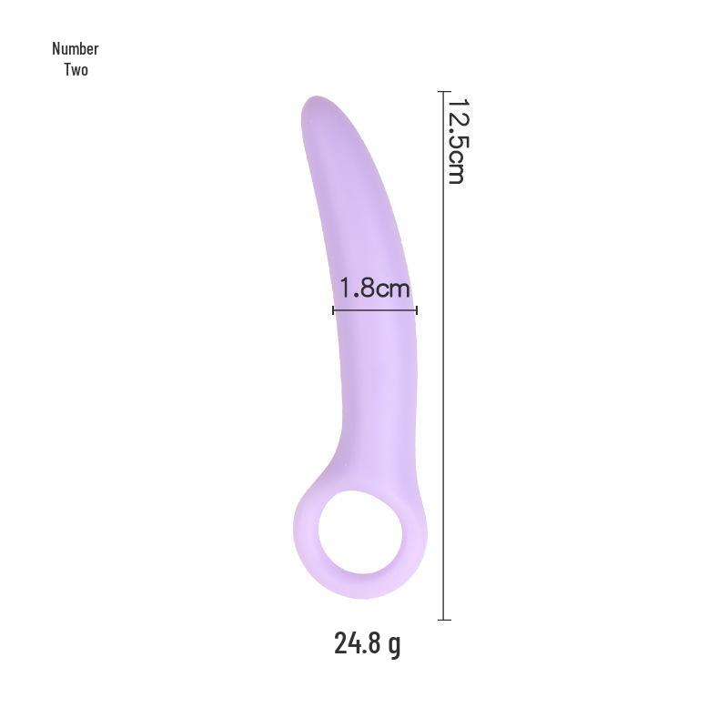 Crescent Female Vibrator: Hand-Pulled Anal Plug for SM Training & Adult Play