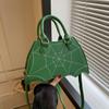 Harajuku Spider Web Shoulder Bag PU Leather Halloween Crossbody Bag Creative Halloween Bag  Ladies