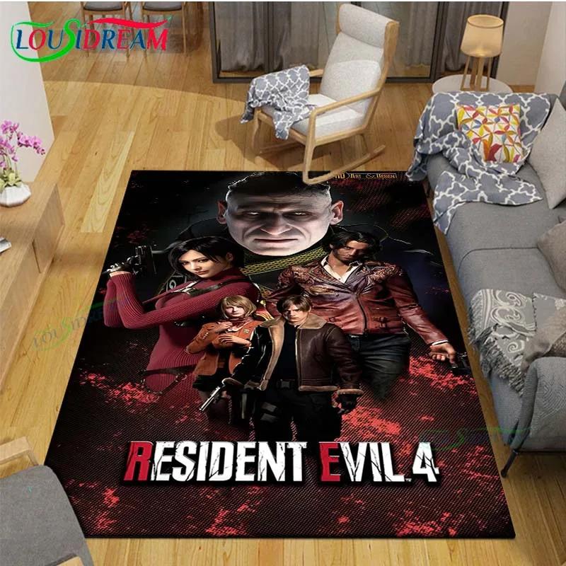 2025 Fashion 3D Movie R-Resident Evil Printed  Carpet Living Room Anti-Skid Area Rug Kids Bedroom Mats Yoga Mat Carpet Decor